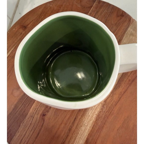 Rae Dunn Mugs St. Patrick's Day (2) and Terramoto Stacking Bowls (3) White/Green - Picture 6 of 16